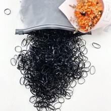 1 Pacote de Elásticos Coloridos Descartáveis na Moda, Faixas de Cabelo, Acessórios de Cabelo, Adequados para Presente de Meninas, Uso Diário, Mulheres, Acessórios de Cabelo para Festa, Acessórios de Cabelo para Vestir, Decoração Doméstica de Banheiro, Decoração de Outono, Acessórios de Cabelo de Volta às Aulas