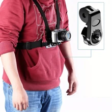 2 件式 Gopro 转接器，用于运动相机适配器 - 安全适配，采用 1/4 英寸螺丝安装，兼容 Hdr As20、As30V、As15V、As200V、As300 - Abs 材质 - 黑色 - 查看 5