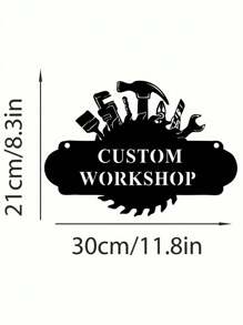 Uma Peça de Arte de Parede de Metal de Estilo Vintage de Ferro Forjado Personalizada Avô Oficina Garagem Sinal de Entrada de Homem Sinal de Reparador Decoração de Casa Perfeita para Dia dos Pais Personalizado Nome Arte de Parede de Metal do Estúdio Ornamental Fofa, Moderna, de Alta Qualidade, Contratada Personalizada, Única, Presentes Ideais para Ele Ela, Namorado, Namorada, Pai, Mãe, Família, Amigos para Aniversários, Dia dos Namorados, Dia das Mães, Aniversários, Dia da Criança, Dia dos Pais, Formatura, Casamentos, Inauguração de Casa, Casa, Jardim, Dia dos Namorados, Decoração do Dia dos Namorados