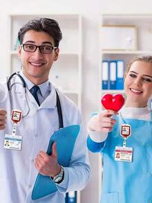 1 Kẹp Huy Hiệu Cuộn Thiết Kế Túi Máu Có Thể Thu Vào Cho Bác Sĩ, Y Tá Hoặc Sinh Viên Y Khoa Sử Dụng - Nhiều màu - Xem 3