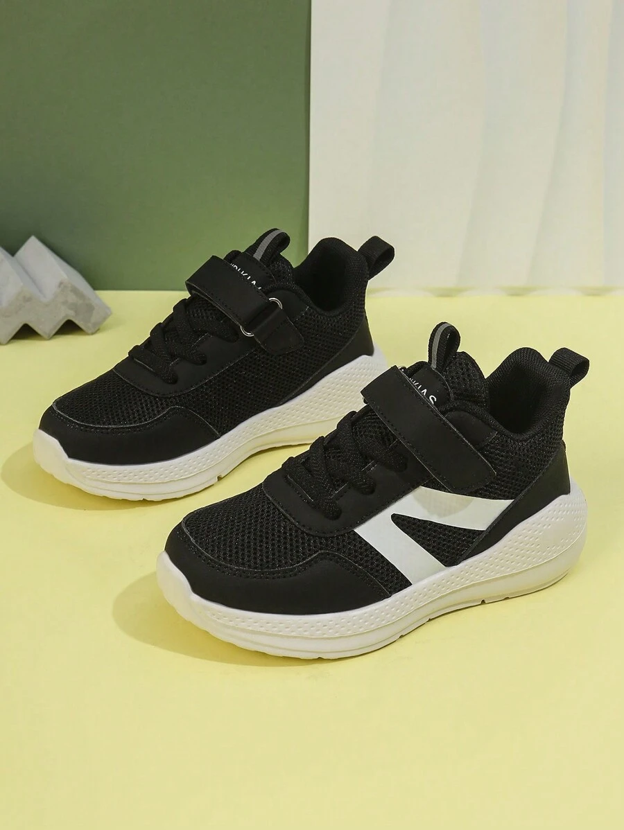 1 Pair Kids/Children's Spring/Summer/Autumn Low-Top Student Running Shoes, Breathable Sports Mesh Sneakers For Boys And Girls