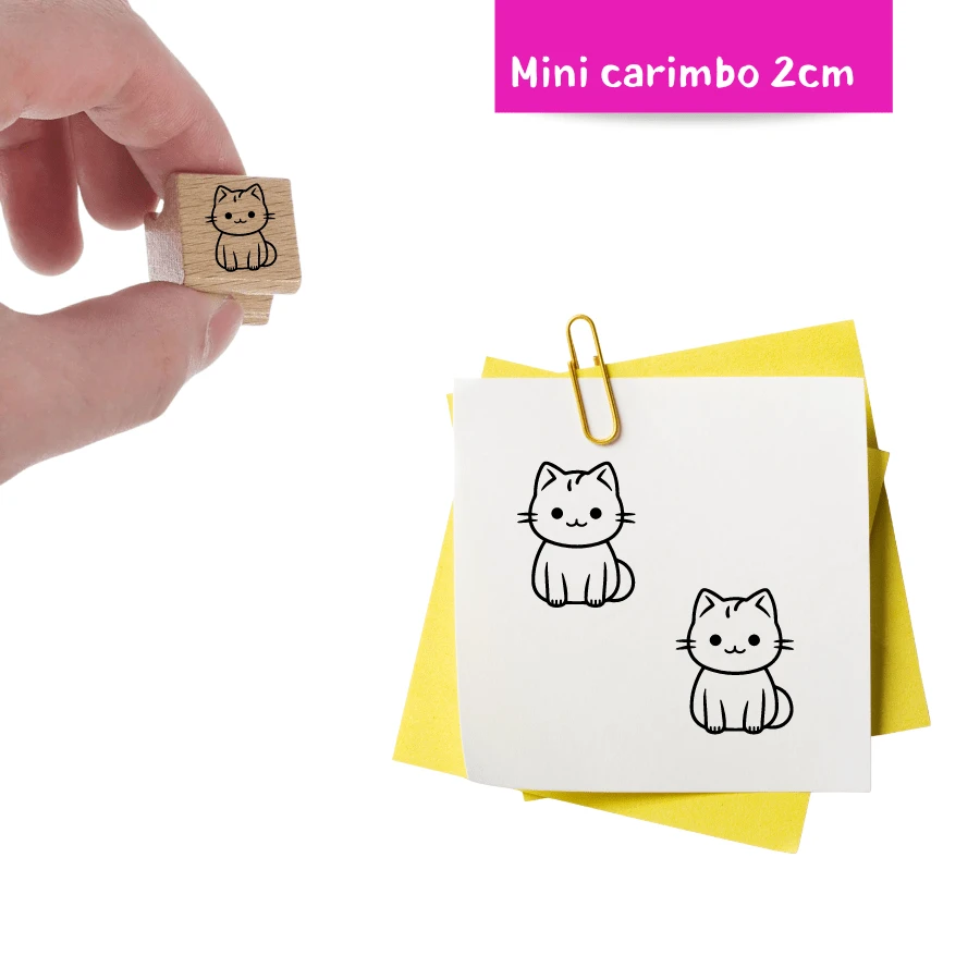Kitten Mini Stamp - 均碼 - 查看 1