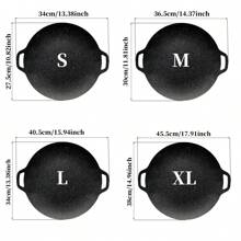 1pc Non-Stick Barbecue Plate, Can Be Used For Both Home And Camping,Camping Essentials