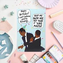 1pc Fun And Creative Birthday Cards, (6.54.5in) For Men, Birthday Gifts For Colleagues, Unusual Items, Perfect Birthday Gifts For Colleagues, Family, Small Business Supplies (Envelopes, Greeting Cards),Christmas