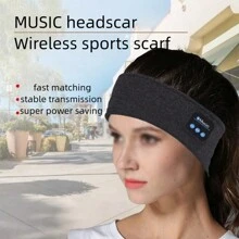 Leopard Sport Stirnband Schlafwireless Kopfhörer Echt kabelloses Ohrhörer mit Mikrofon Over-Ear Kopfhörer für Yoga Workout Schlaf Laufen Camping Computer Telefone PC