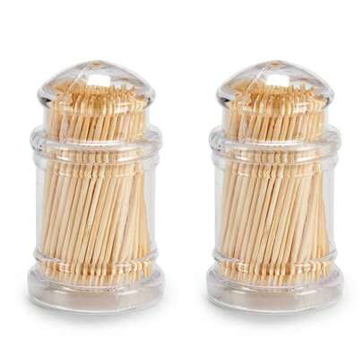 San Ignacio Set van 2 methacrylaat tandenstokerhouders 150undx2 KINVARA collectie