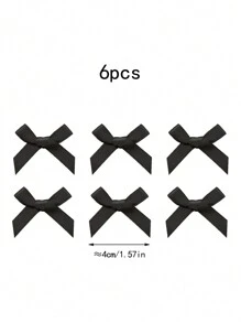 18/30个装女士时尚发夹黑色丝带蝴蝶结发爪夹甜美可爱发饰蕾丝优雅芭蕾舞Y2K风格发夹发饰情人节礼物，发夹发爪，学生用品，大学，女士冬季装扮，蝴蝶结，头饰，发卡 - 黑色 - 查看 3