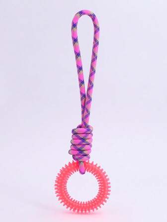 Supet 1pc Pet Dog Pull Toy, Interactive Chewing Toy Suitable For Medium & Small Dogs, Masticatory Boredom Relief