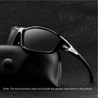 New Fashion Sport Retro Polarized Fashion Glasses, Luxury Brand Designer Glasses, Classic Men For Cycling, Running, Skiing, Fishing, Climbing, Motorcycling, Biking, Hiking, Camping, Driving. Black, Grey, Ice Blue, Green, Red Color Mirror Lens (Note: Eyeglass Case Not Included)