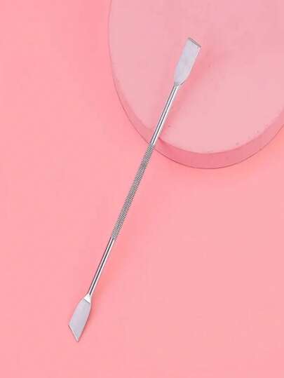 双头不锈钢角质层推刀 - 有效去除死皮、美甲清洁剂和指甲工具，温和护理角质层 - 无味且易于清洁