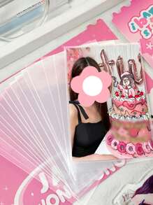 100pcs High Clear Transparent Card Sleeves, 56*87mm Fit For 3-Inch Small Cards, Suitable For Mini Cards, Kpop Photo Cards And Idol Albums, Acid-Free CPP Protection Covers - Clear - View 2