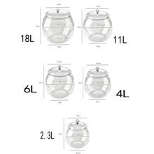 Lọ đựng kẹo và bánh quy Lọ nhựa có nắp đậy Lọ bào chế thuốc trang trí Hộp đựng kẹo tự chọn Hộp đựng thực phẩm kín khí trong suốt Trang trí nhà cửa - Nhiều màu - Xem 10