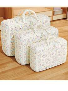 New Cartoon Teddy Bear Moving Bag, Extra Large Capacity Clothing Storage Packing Bag For Home Use Halloween Decorations Halloween Costumes Autumn Decor Festival Decor - Multicolor - View 3