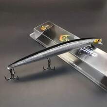 1pc Fishing Lure 18cm/7.1in Floating Long Minnow Sea Artificial Sea Fishing Bait