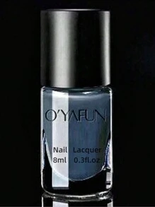 1 Bottle Water-Based Peelable And Quick-Drying Nail Polish, Long-Lasting And Fast-Drying Nail Protection Nail Varnish Nails - Cadet Blue - View 5