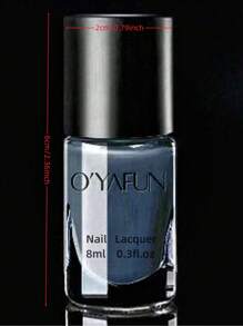 1 Bottle Water-Based Peelable And Quick-Drying Nail Polish, Long-Lasting And Fast-Drying Nail Protection Nail Varnish Nails - Cadet Blue - View 6