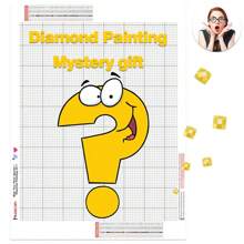 Kit de pintura de arte de diamante personalizado misterioso, decoración con diamantes de imitación cuadrados de perforación completa, obra de arte conmemorativa personalizada apta para regalo de boda para el hogar