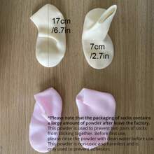2pcs Silicone Foot Spa Socks For Dry Cracked Feet, Silicone Moisturizing Socks For Women, Foot Care Silicone Socks, Spa Gel Socks Foot Care After Pedicure (5 Colors Assorted, Fits Up To Size 8.5)- Hydrating Gel Moisturizer For Dry, Cracked Feet - Relaxing Massage, Softening Pedicure Tool - A Perfect Mother's Day Gift Set