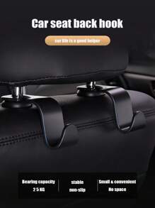 2/4pcs Car Back Seat Headrest Hanger