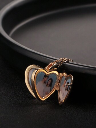 Anpassat personligt färgglatt fotohalsband, present till mors dag, alla hjärtans dag, födelsedag, årsdag, vänner, examen, jul, exklusiv familjepresent, Sydostasien