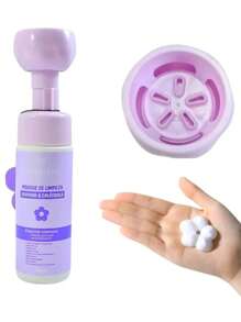 Mia Make Flower Soap Cleansing Mousse Lavender & Calendula 150ml - MIA MAKE LAVENDER VÀ CALENDULA DU LỊCH LÀM SẠCH - Xem 2