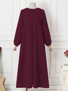 1 pezzo Hijab elegante e casual da donna, tessuto traspirante e delicato sulla pelle, adatto per tutto l'anno - Multicolore - Visualizzare 2