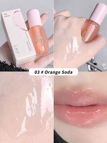 Moisturizing Lip Oil, Gloss Transparent Lipstick, Moisturizing Shiny Lip Care, Transparent Lip Makeup, Non Greasy Formula Lip Care - Multicolor - View 6