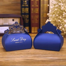 Set de 6 cajas de regalo premium de dama de honor con corona brillante de brillo - Perfecto para obsequios de boda, dulces y regalos de fiesta, regreso a la escuela, Día de San Valentín - Multicolor - Ver 11