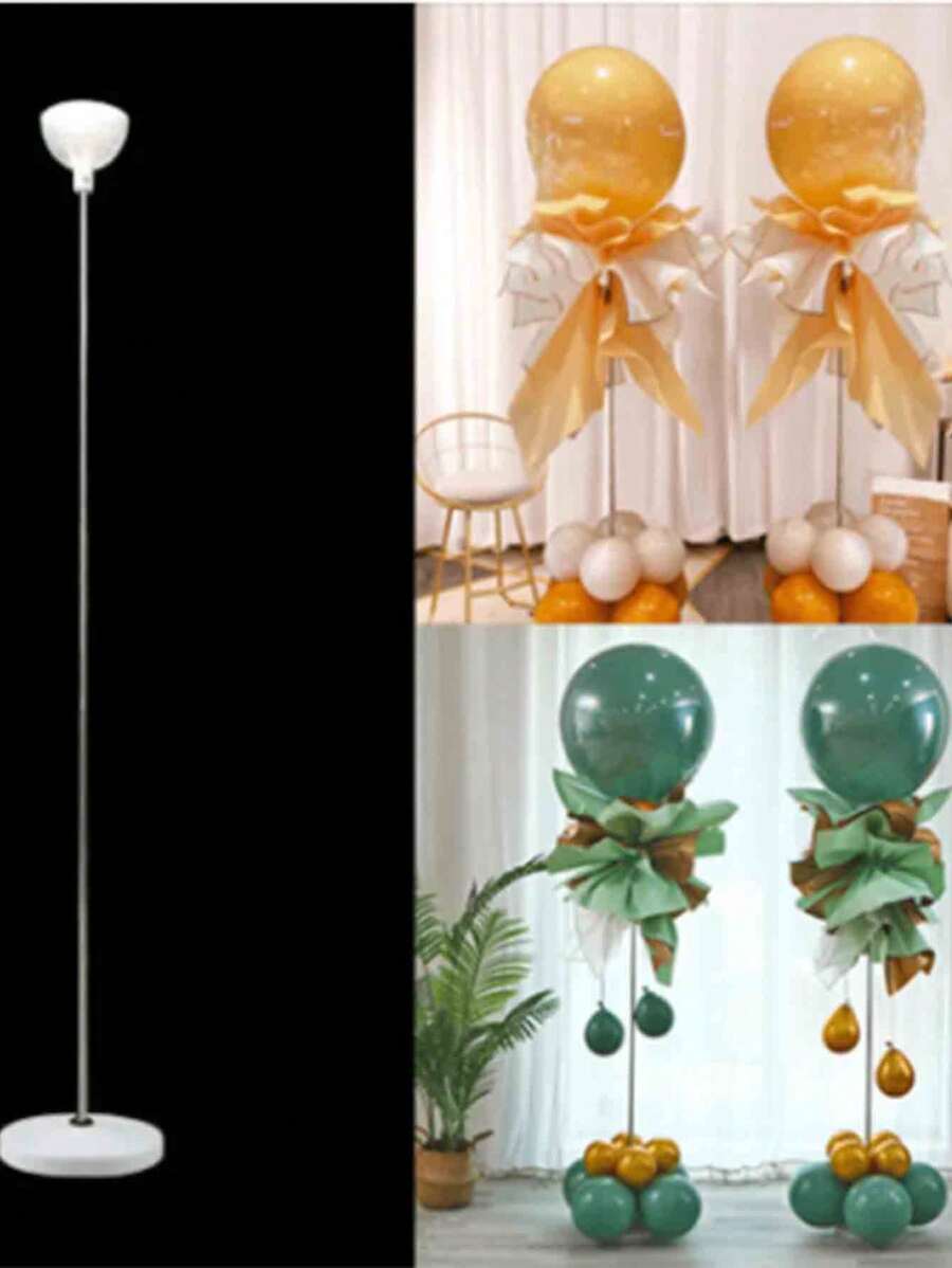 Extendable Balloon Column Stand Stick For Birthday Wedding Party Balloon Decor, Retractable Balloon Arch Pole Kit, Balloon Holder - White - View 1