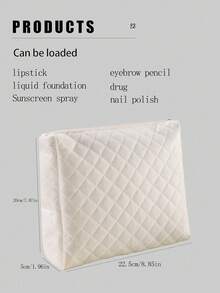 New Cosmetic Bag, Custom Photo Cosmetic Bag(Photo, Landscape, Illustration, Name), Can Be Customized To Your Unique Design, Lightweight Zipper Cosmetic Bag Is Also Perfect For Coin Purse, Pencil Case, Perfect For Shopping, Date, Vacation, Travel, Festival, Party Or As A Gift, Makeup Bag