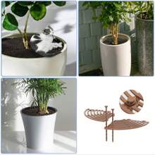 1 Pieza Cubierta para Maceta, Diámetro de 7.5/11.8/20 pulgadas Redonda Cortable, Cubierta Protectora de Tierra para Maceta de Flores, Protector contra Excavación de Gatos, Cubierta de Rejilla para Maceta de Plantas Bebé para Interiores y Exteriores, Herramientas de Jardín