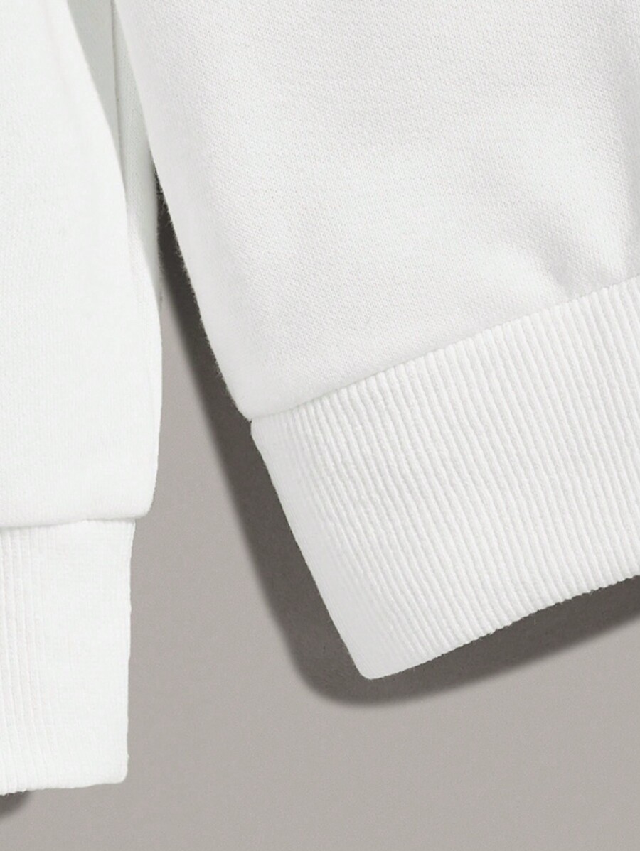 Sudadera Con Capucha Canadian Peak Hombres - Bolsillo Canguro, Algodón Poliéster, Talla S Blanca