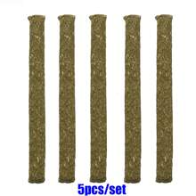 Natural Timothy Grass High Fiber Pet Chew Sticks, Suitable For Rabbits, Hamsters & Small Pets, Multiple Sizes, All Season Use - Multicolor - View 11