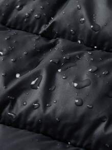 SOLOCOTE Boys' Lightweight Hooded Zip-Up Padded Coat, Suitable For Christmas Party, Winter Casual Outings - Black - View 9