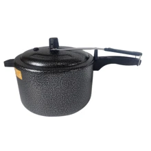 Large Cracked Pressure Cooker 7 Liters -7l -7 Liters - Black - View 4