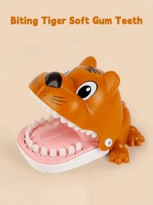 One Bite Finger Tiger Toy, Prank Teeth Interactive Toy For Kids' Interactive Game, Suitable As Gift For Boys And Girls - Multicolor - View 4