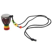 Mini Djembe Percuție pandantiv tobă de mână africană pentru cadou Bongo Cadou clasic, tobă, tobe, set de tobe