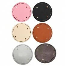 1pc/2pcs/3pcs PU Elliptical Handbag Bottom Plates, DIY Handmade Woven Tote Bag Bottom Accessory Materials - Multicolor - View 2