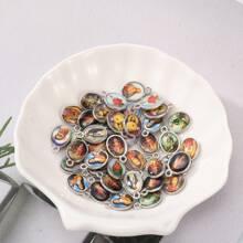 20pcs Mixed Random Catholic Christian Figure Charms For DIY Jewelry Making, Including Jesus Christ, Virgin Mary, Pope, St Jude Etc. - Silver - View 11