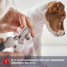 PowBear Dog Paddling Pool(160 X 30 Cm) - Portable Dog Pools - Slip-Resistant, And Durable Kiddie Swimming Pool For Kids, Dogs And Cats - Available In 3 Sizes - Red - View 5