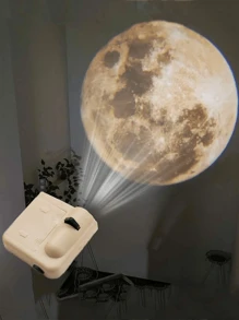 1pc Led Mini Plastic Projector, Fun Galaxy Home Projection Device