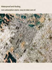 French Art Carpets Creative Plaid Decorative Rugs Retro Luxury Living Room Full Coverage Carpets Bedroom Bedside Easy Clean Rug - Return - View 4