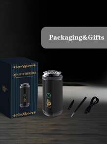 bukhoon رمضان زينة رمضان جهاز عود الكتروني محمول عالي الجودة من المعدن الأصلي بوخون ، آلة عطرية كهربائية