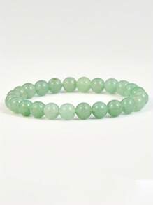 1 Vòng Tay Aventurine Xanh-Cơ Hội & Thành Công Vòng Tay Đá Quý May Mắn Biểu Hiện Và Thịnh Vượng Phong Phú Vòng Tay Dành Cho Nữ - màu xanh lá - Xem 10