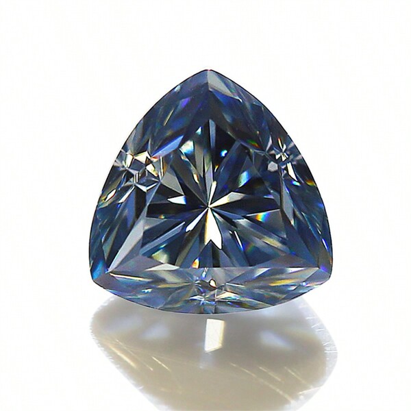 1 pieza Premium Piedra suelta de moissanita de corte fantasía multicolor, adecuada para el engaste de joyería como anillos y aretes