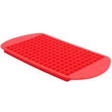 1pc,160格硅胶冰块,冷冻迷你冰格,硅胶折叠冰模,破冰器冰格托盘小方模,家用速冻制冰机夏季必备硅胶制冰机,厨房配件 - 彩色 - 查看 16