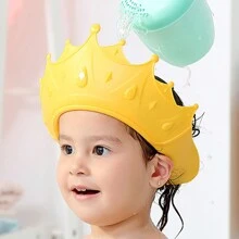 1pc Baby Shampoo Cap, Silicone Adjustable Ear & Eye Protection Wash Hair Hat, Suitable For Daily Use, Multiple Colors Available (Note: Head Circumference Cannot Be Less Than 13cm, Too Small Will Slip, Suitable For Ages 1 Year And Above) - Multicolor - View 6