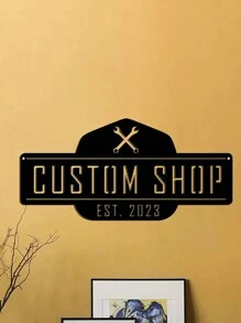 Uma Peça de Arte de Parede de Metal de Estilo Vintage de Ferro Forjado Personalizada Avô Oficina Garagem Sinal de Entrada de Homem Sinal de Reparador Decoração de Casa Perfeita para Dia dos Pais Personalizado Nome Arte de Parede de Metal do Estúdio Ornamental Fofa, Moderna, de Alta Qualidade, Contratada Personalizada, Única, Presentes Ideais para Ele Ela, Namorado, Namorada, Pai, Mãe, Família, Amigos para Aniversários, Dia dos Namorados, Dia das Mães, Aniversários, Dia da Criança, Dia dos Pais, Formatura, Casamentos, Inauguração de Casa, Casa, Jardim, Dia dos Namorados, Decoração do Dia dos Namorados