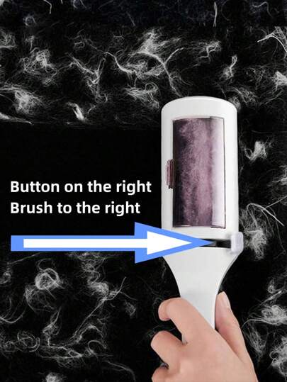 Random Pet Fur Remover Brushes With Lint Collector, Cat Hair Removal Brushes, Small Cat Depilator, Pet Hair Removal Tool. Quick Pet Hair Removal, Home Cleaning Device