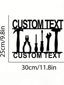 Uma Peça de Arte de Parede de Metal de Estilo Vintage de Ferro Forjado Personalizada Avô Oficina Garagem Sinal de Entrada de Homem Sinal de Reparador Decoração de Casa Perfeita para Dia dos Pais Personalizado Nome Arte de Parede de Metal do Estúdio Ornamental Fofa, Moderna, de Alta Qualidade, Contratada Personalizada, Única, Presentes Ideais para Ele Ela, Namorado, Namorada, Pai, Mãe, Família, Amigos para Aniversários, Dia dos Namorados, Dia das Mães, Aniversários, Dia da Criança, Dia dos Pais, Formatura, Casamentos, Inauguração de Casa, Casa, Jardim, Dia dos Namorados, Decoração do Dia dos Namorados